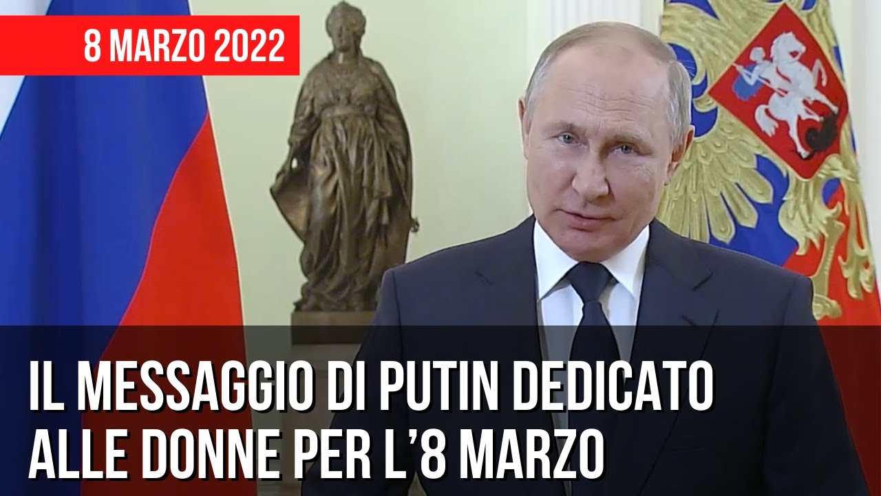 Il messaggio di Putin dedicato alle donne per l’8 marzo