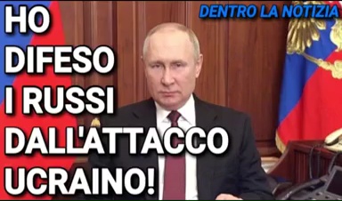 Ho difeso i Russi dall'attacco Ucraino